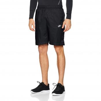 Nike Men's Core Woven Athletic Shorts – Black/White, Medium