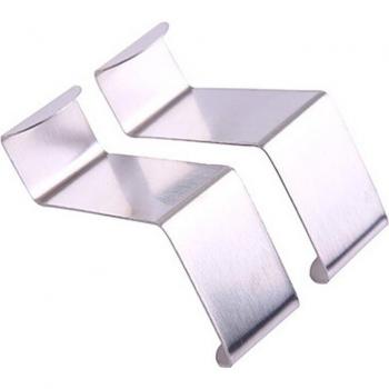 2-Pack Stainless Steel Over-Door Hooks