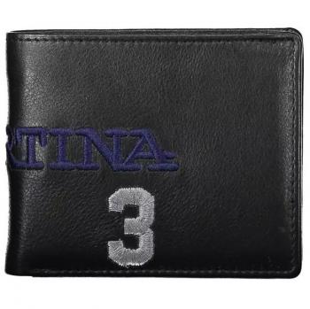 La Martina Two-Compartment Leather Wallet