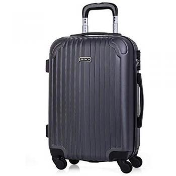 Valise cabine 55 cm ABS rigide légère Poignée télescopique 2 anses 4 roues Vols low‑cost Ryanair Vueling T71550