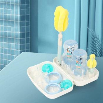 Glass Cup Cleaning Brush and Drying Rack