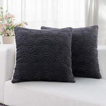 Coussins Décoratifs 45 cm – Taie Double Face en Velours d'Agneau
