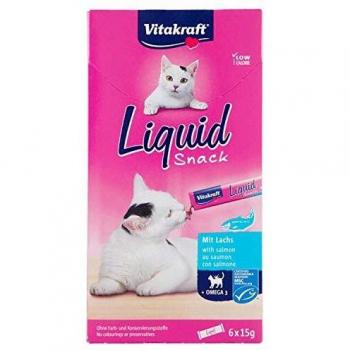 Vitakraft Liquid Snack Salmon + Omega 3
