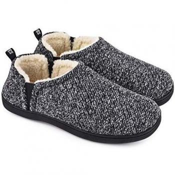 Snug Leaves Men's Anti-Slip Warm Slippers