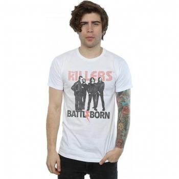 XL White Battle Born T-Shirt