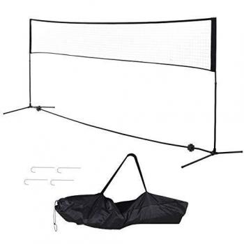 Homcom Filet de Badminton Pliable avec Sac