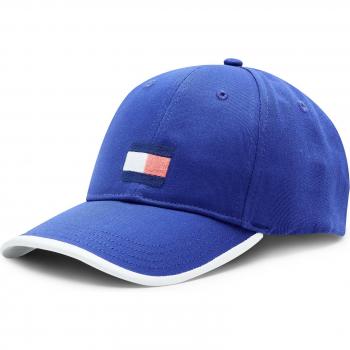 Cap Tommy Hilfiger Flaggenmotiv AU0AU01732 Dunkelblau