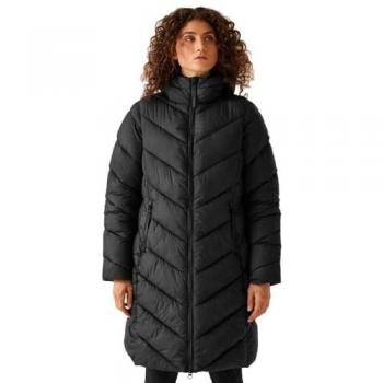 Regatta Damen Wasserabweisende Steppjacke Andia II Schwarz Größe 12
