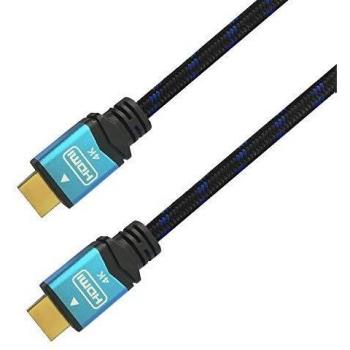 Aisens Câble HDMI 2.0 Premium 4K 60Hz 18Gbps Mâle/Mâle 0,5 m Noir/Bleu (variante couleur)