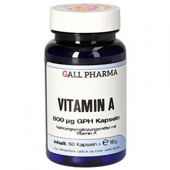 GALL PHARMA Vitamin A 800 µg GPH Kapseln 60 St