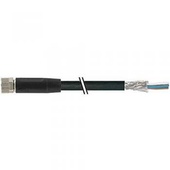 M8 Sensor Connector, 10.00 m, 3 Pins, Shielded