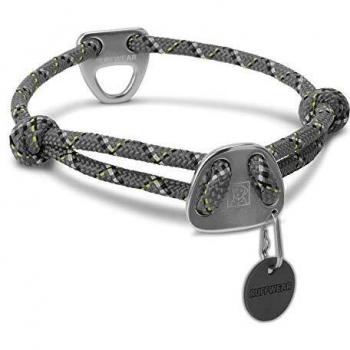 Ruffwear Collier en Corde pour Chien, Taille M (36-51 cm), Gris (Granite Grey)