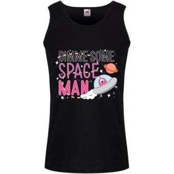 Grindstore Mens Gimme Some Space Man Vest Top M black