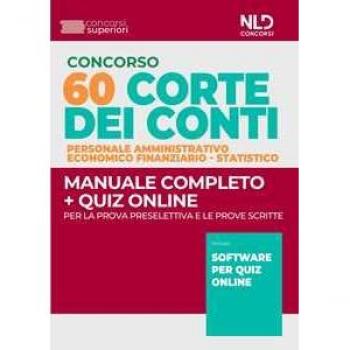 Concorso Corte dei Conti 60 posti. Personale amministrativo, econ...