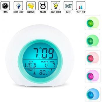 Reloj de Escritorio Tiempo y Temperatura