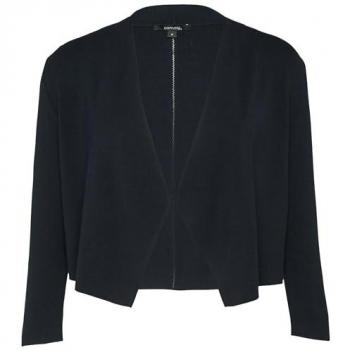 Dunkelblaue Comma-Strickjacke für Damen – Größe M