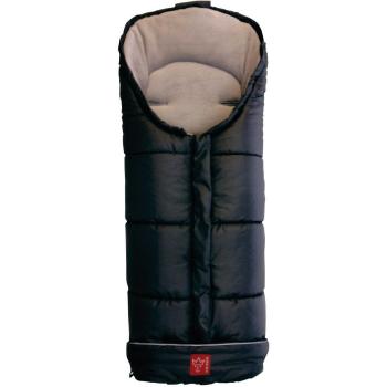 Kaiser Iglu Thermo Fleece Fußsack in den Farben Schwarz und Hellgrau