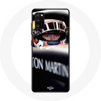 Samsung Galaxy A41 Case featuring Max Verstappen Racing