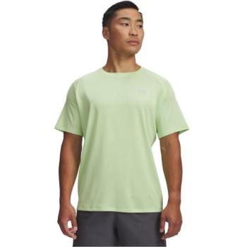 Under Armour UA Tech Textured SS Tee – Lumos Lime‑Mod Grey, Medium (Alternate)