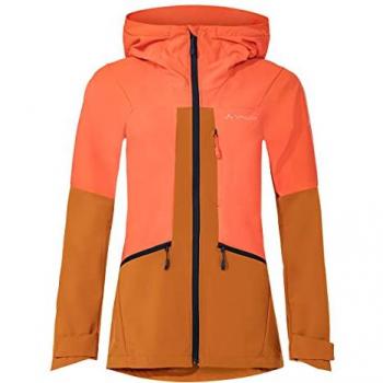 VAUDE Damen Softshelljacke Monviso in Braun/Orange