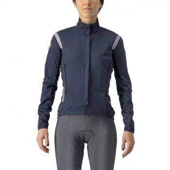 Giacca Castelli Perfetto RoS donna rosso corsa savile blu/argento L