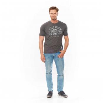 Kitaro Männer T-Shirt L – Graues Basic-Model