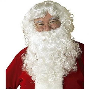 Parrucca di Babbo Natale con barba e baffi