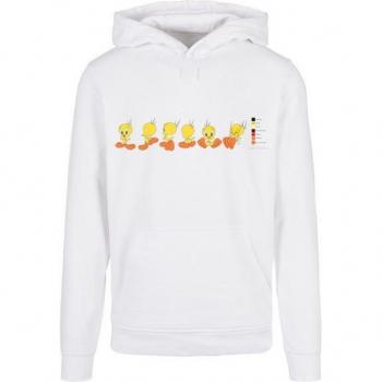 Herren Kapuzenpullover F4NT4STIC in Weiß mit Looney Tunes Motiv