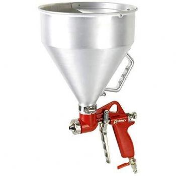 Pistolet à crépir pneumatique godet aluminium 5 litres