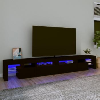 Suporte de TV VidaXL com LEDs Preto 260x36,5x40cm