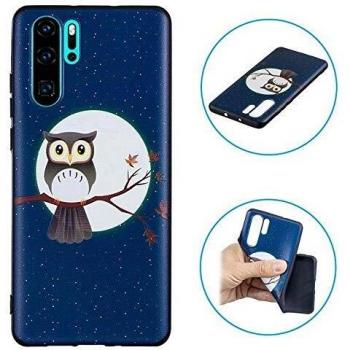 Protective TPU Case for Huawei P30 Pro with Owl Motif