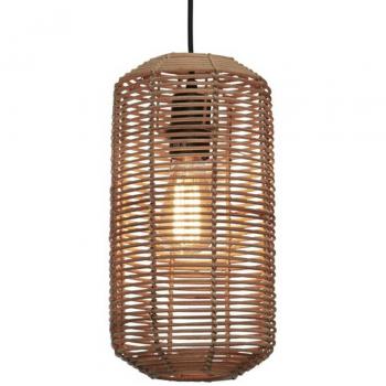 Suspension Good & Mojo TANAMI-Suspension tube rotin H35cm Beige