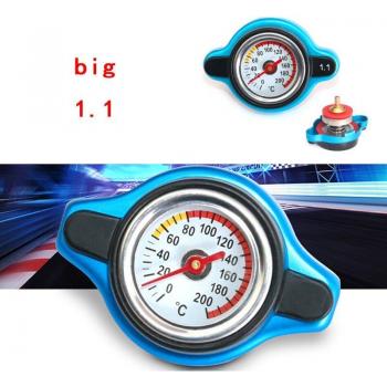 CHUKY Car Water Tank Thermostatic Radiator Cap with Temperature Gauge for Subaru