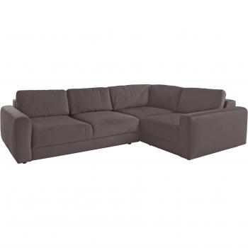Extra tiefes Ecksofa Bloomfield, grau
