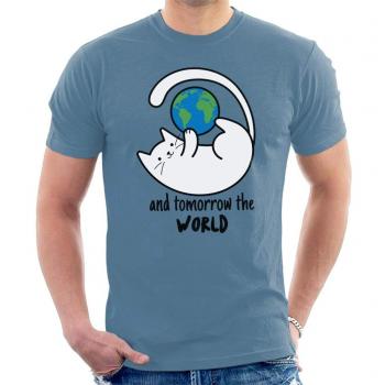 Planet Earth Cat Hug T‑Top