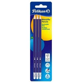 Crayon graphite Pelikan HB avec gomme