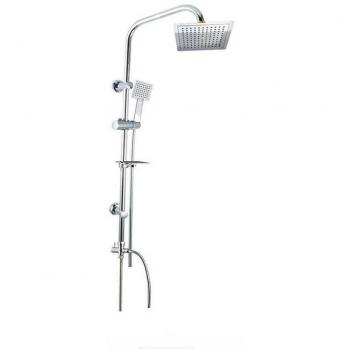 Colonne de Douche Contemporaine 98cm avec Porte-Savon