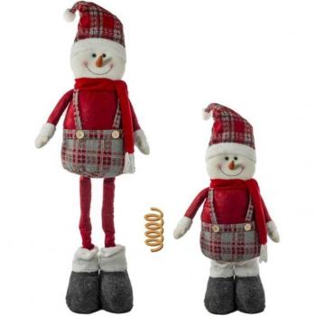 Reno y Muñeco de Nieve Extensibles para Navidad