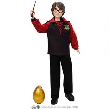 Poupée Harry Potter avec baguette et œuf d'or, 26,5 cm
