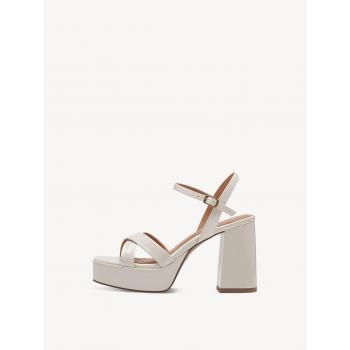 Tamaris Elegante Sandalette Beige Gr. 37