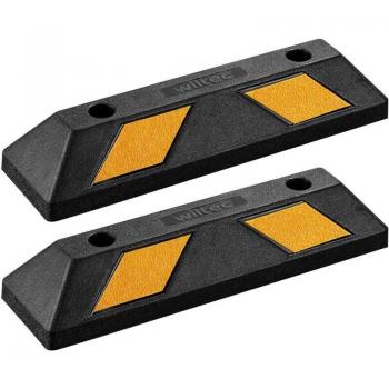 Butée de parking en caoutchouc 55 x 15 x 10 cm
