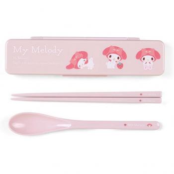My Melody Sanrio Essstäbchen und Löffel Set