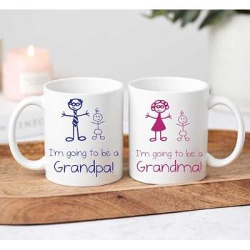 Upcoming Grandma & Grandpa Gift Mug Pair