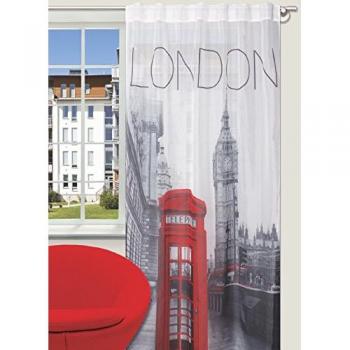 Tenda Splendid con Passanti 140x245 cm Colore Grigio