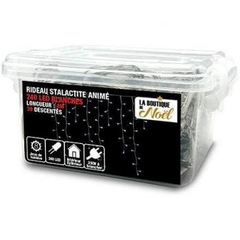 Lámpara Estalactita LED 4 m Transparente
