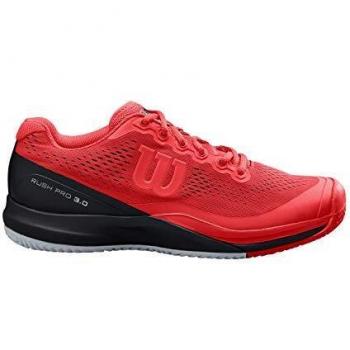 Chaussures Tennis Wilson RUSH PRO 3.0 Rouge Noir 47 1/3