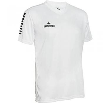 Derbystar Contra Fußballtrikot für Kinder, weiß