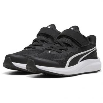 Zapatos Puma 312414 – Diseño Negro con Toques de Blanco