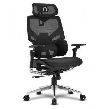 Offy Astrid Ergonomic Chair 5D con Malla Negra y Soporte de Brazos
