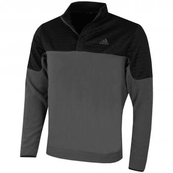 Felpa adidas DWR Block 1/4 Zip Uomo Nero/Grigio L